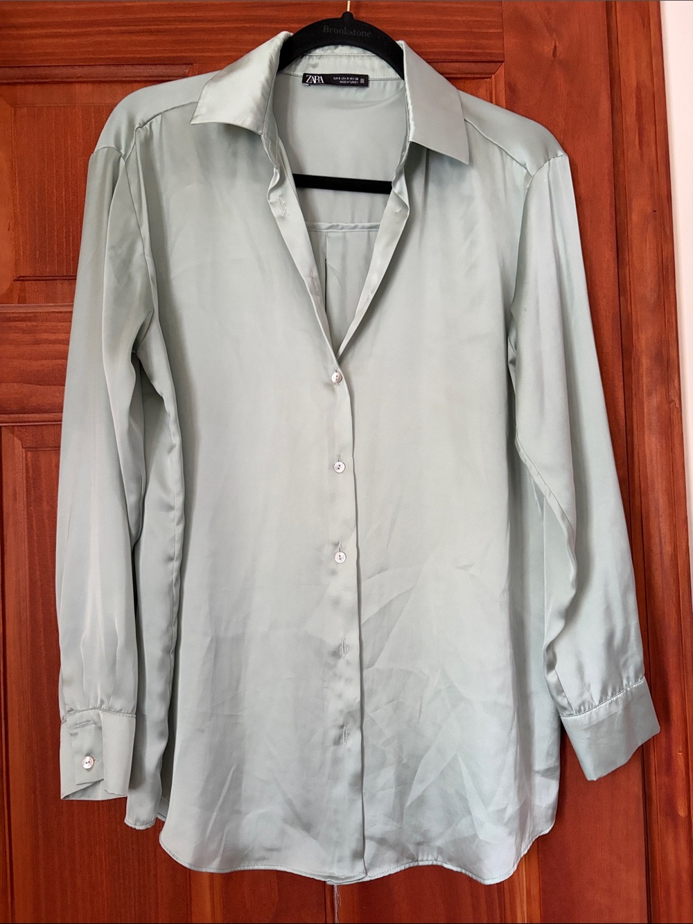 Zara satin top
